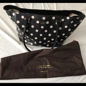 Kate Spade polka dot tote